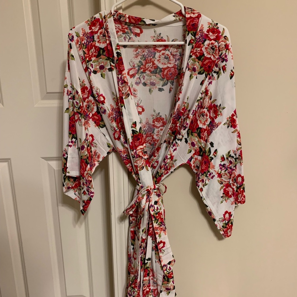 Floral robe
